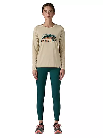 PATAGONIA | Maglietta tecnica da donna a maniche lunghe Capilene® Cool Daily Graphic | beige